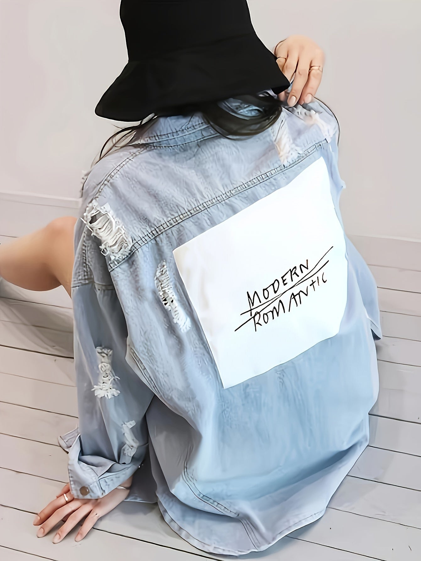 Denim Jacket with a Refined Everyday Fit with Denim Look