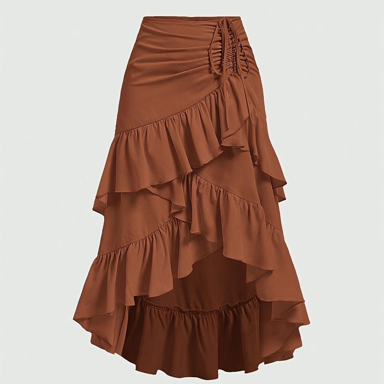Boutique Pleated Skirt for Easy Styling with Ruffled Detail