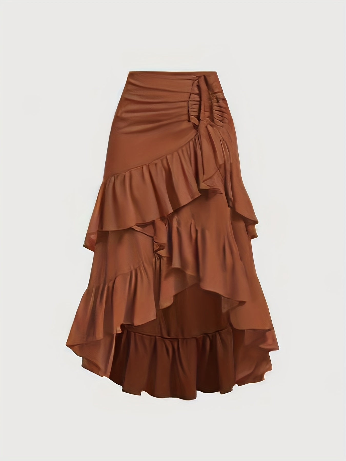 Boutique Women’s Skirt for Easy Styling with Ruffled Detail