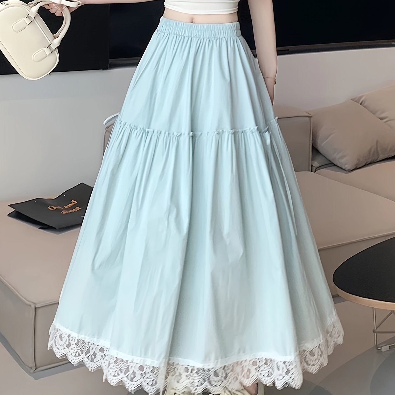 Modern Women’s Skirt for Fresh Wardrobe Looks with Lace Detail