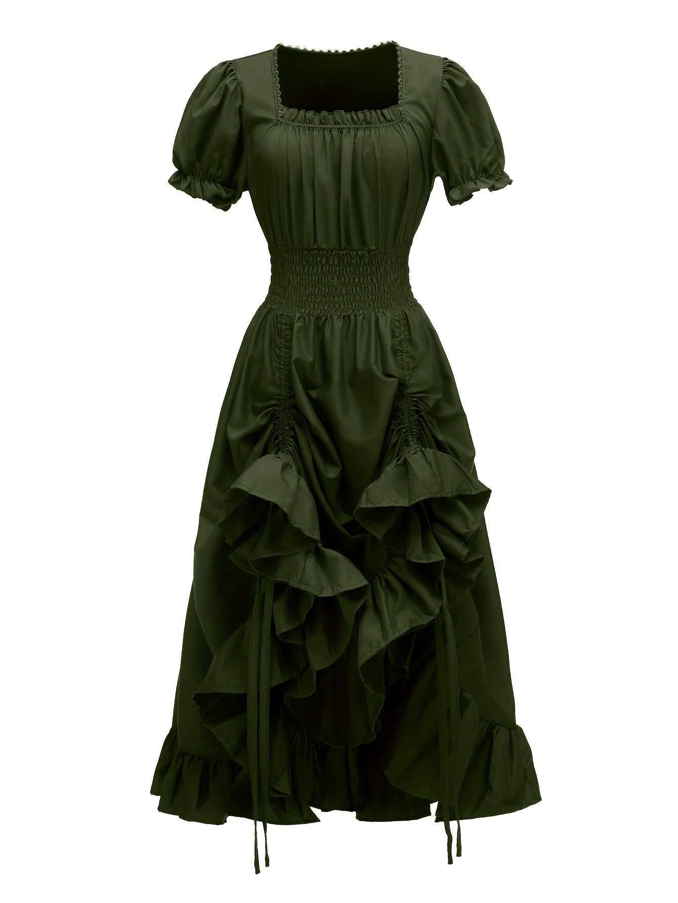 Modern A-Line Dress for Fresh Wardrobe Looks with Ruffled Detail