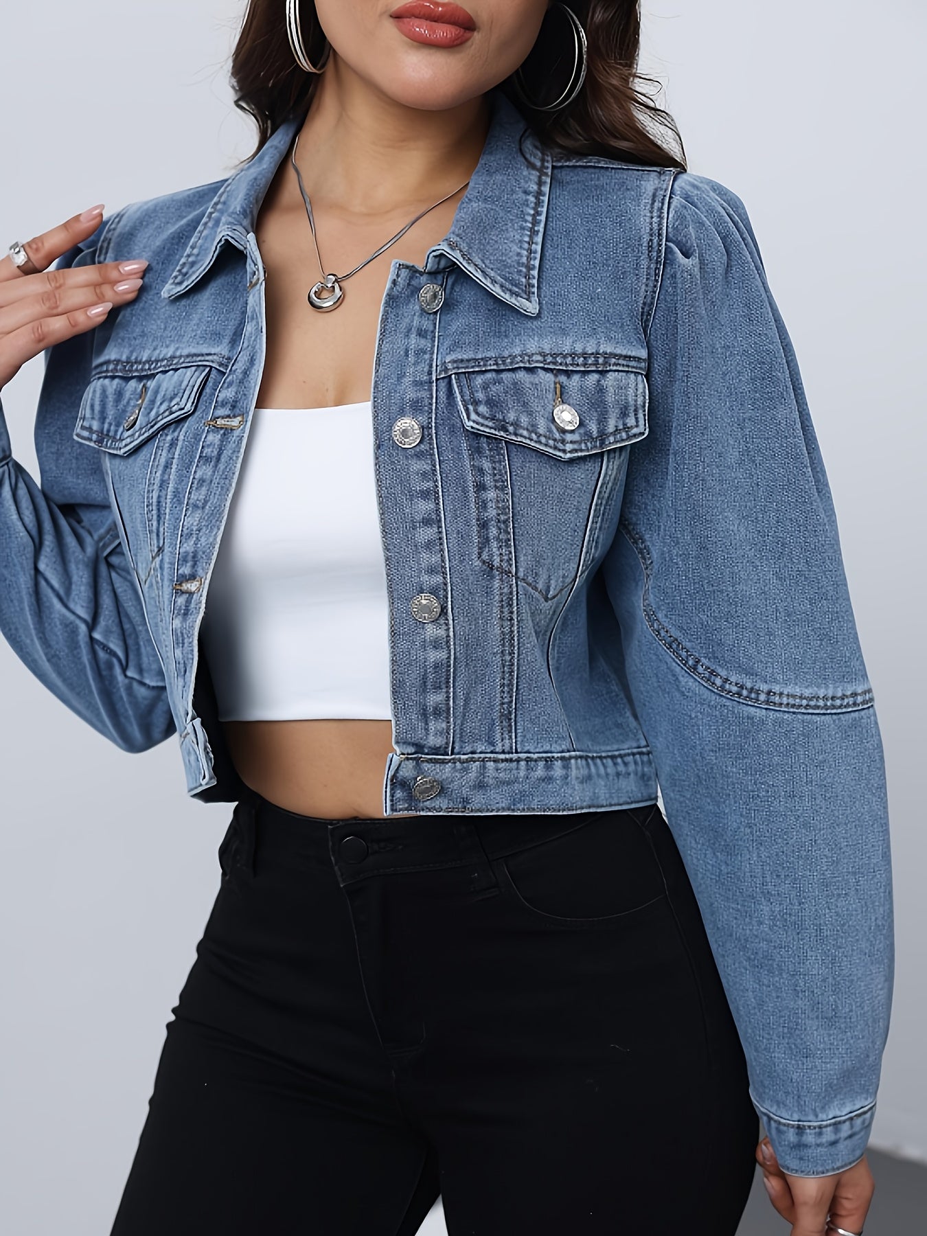 Boutique Denim Jacket for Easy Styling with Denim Look
