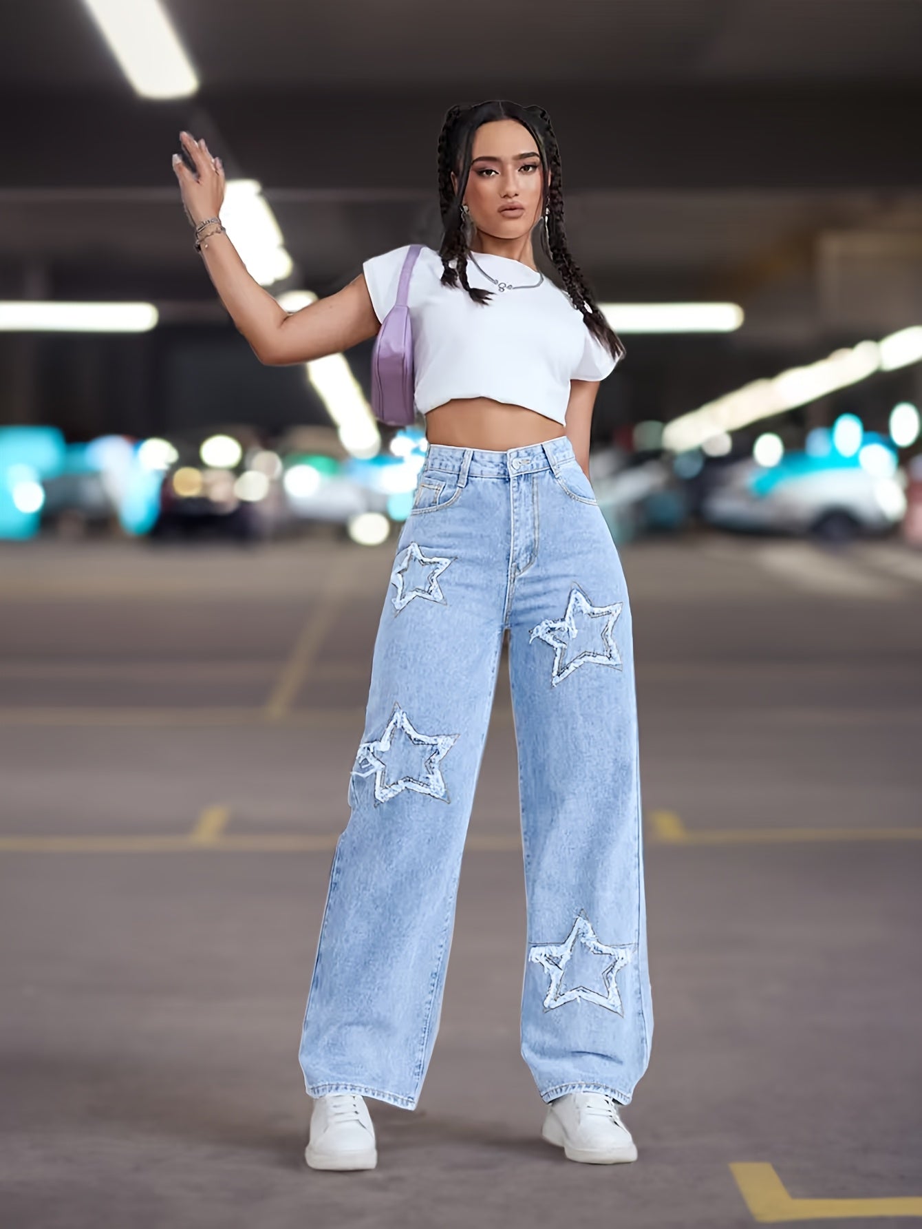 Straight-Leg Jeans for Polished Boutique Outfits with Denim Look