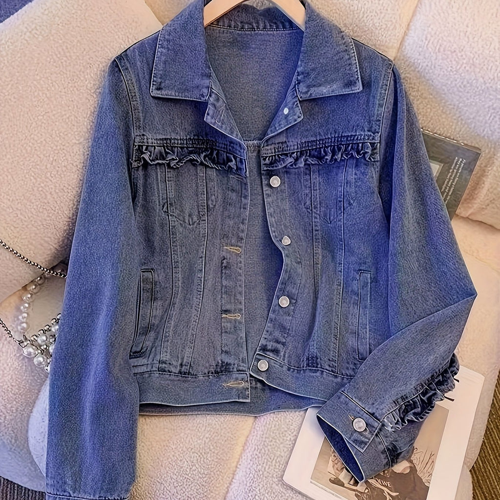 Boutique Denim Jacket for Easy Styling with Denim Look