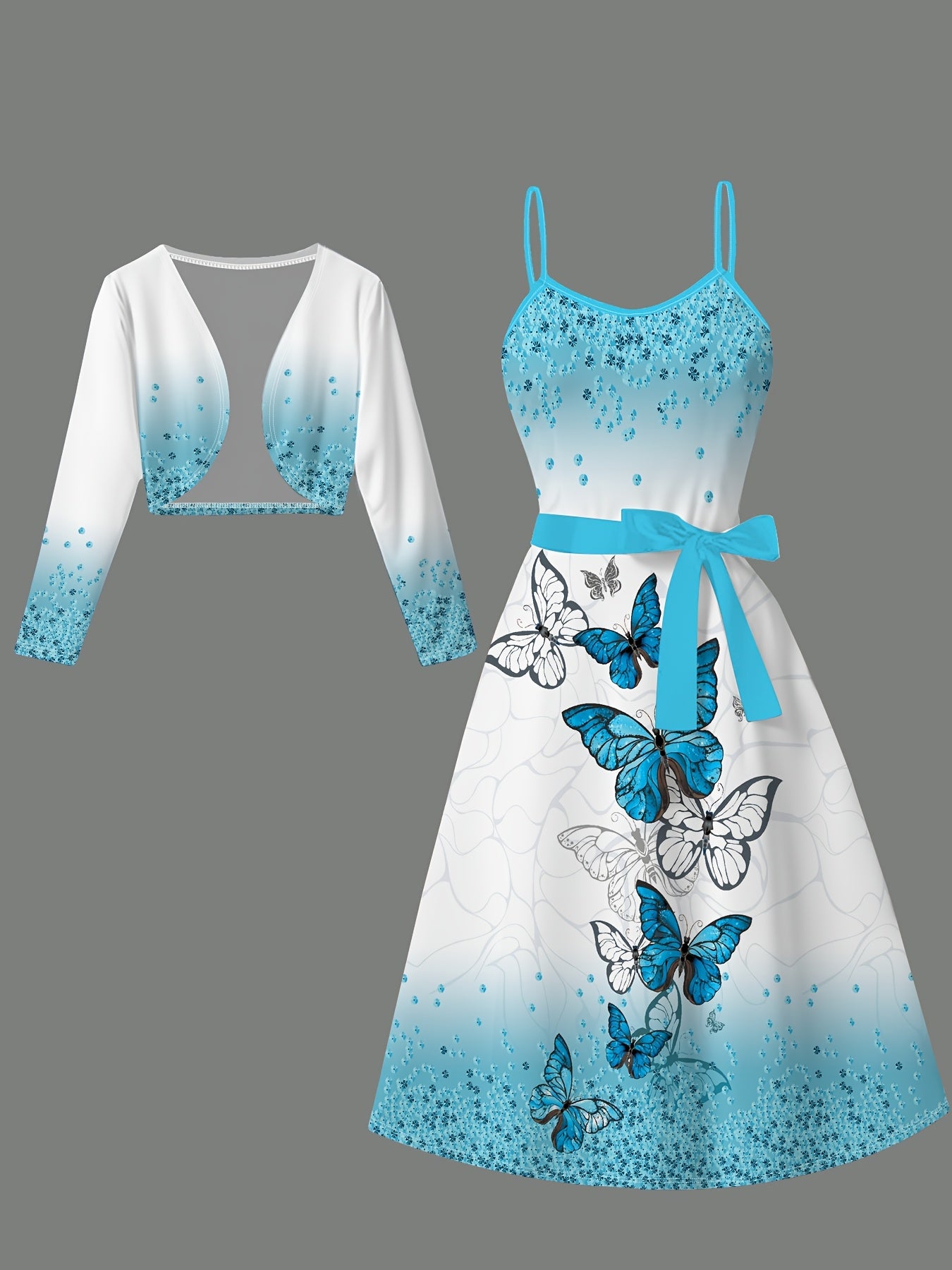 Boutique Printed Dress for Easy Styling with Long Sleeves