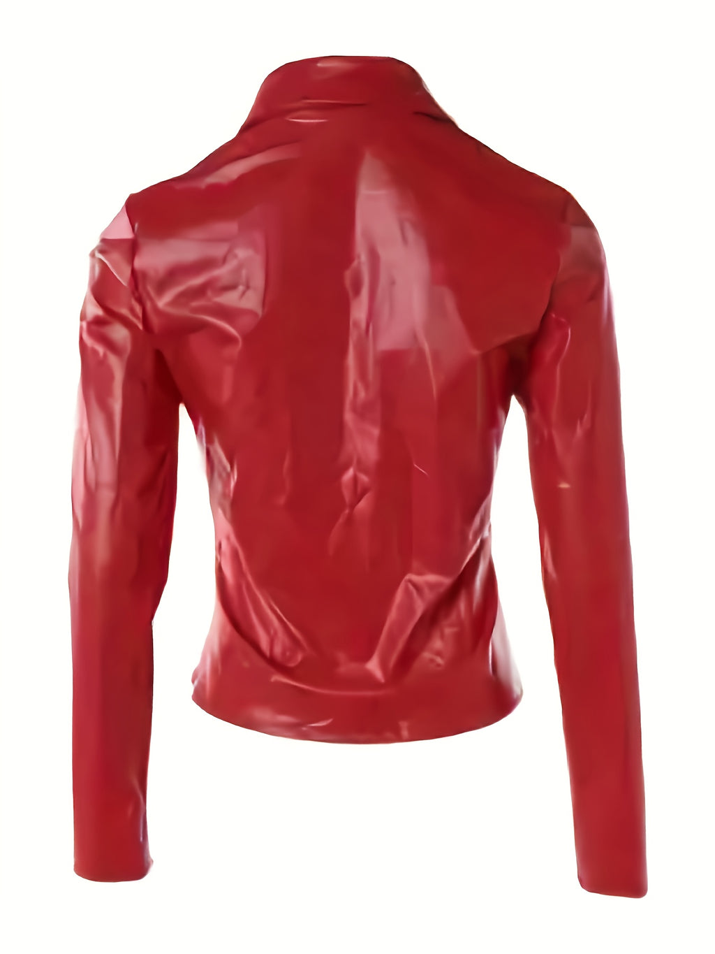 Faux Leather Jacket with a Refined Everyday Fit with Faux Leather Finish