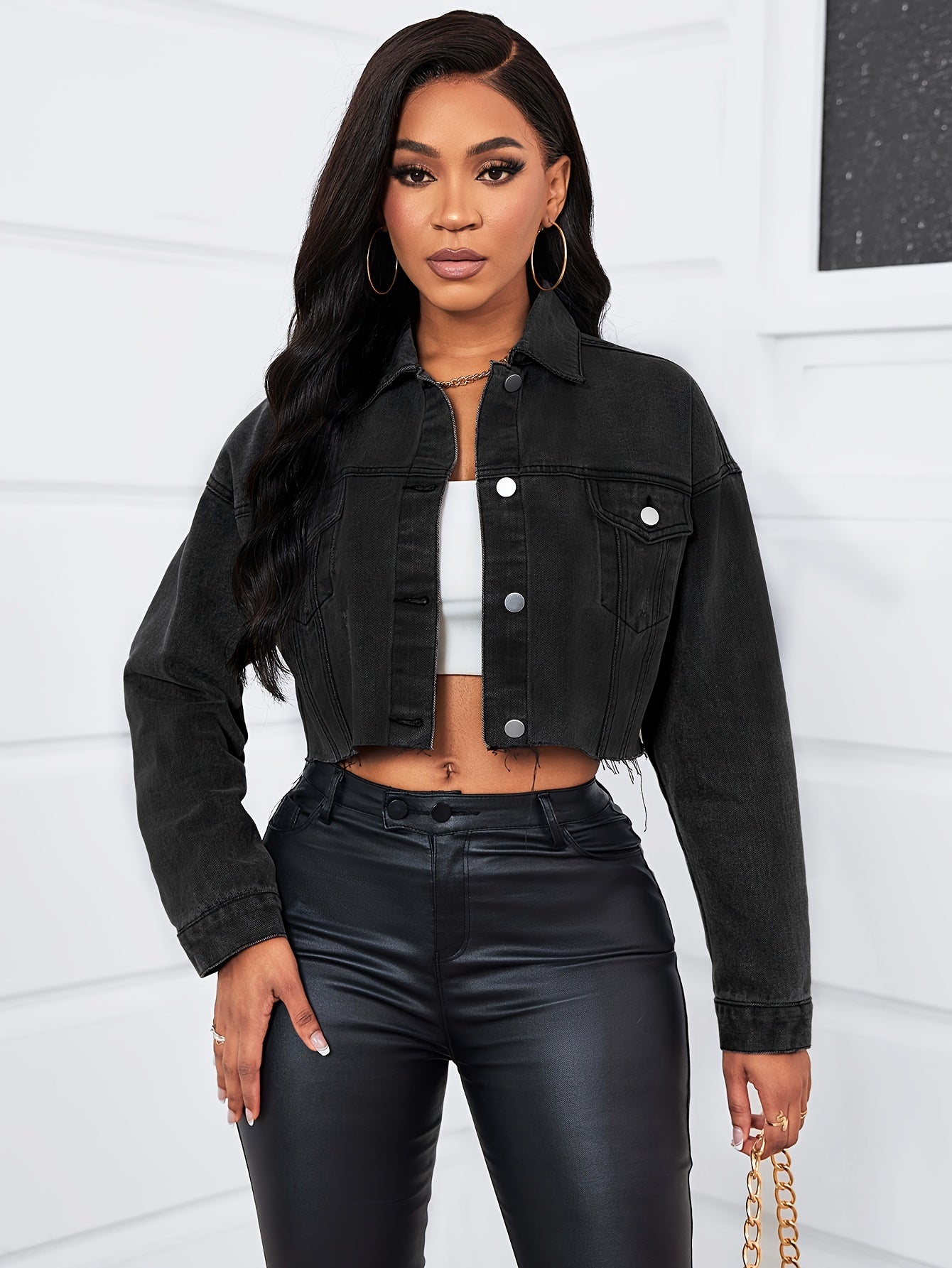 Boutique Denim Jacket for Easy Styling with Denim Look