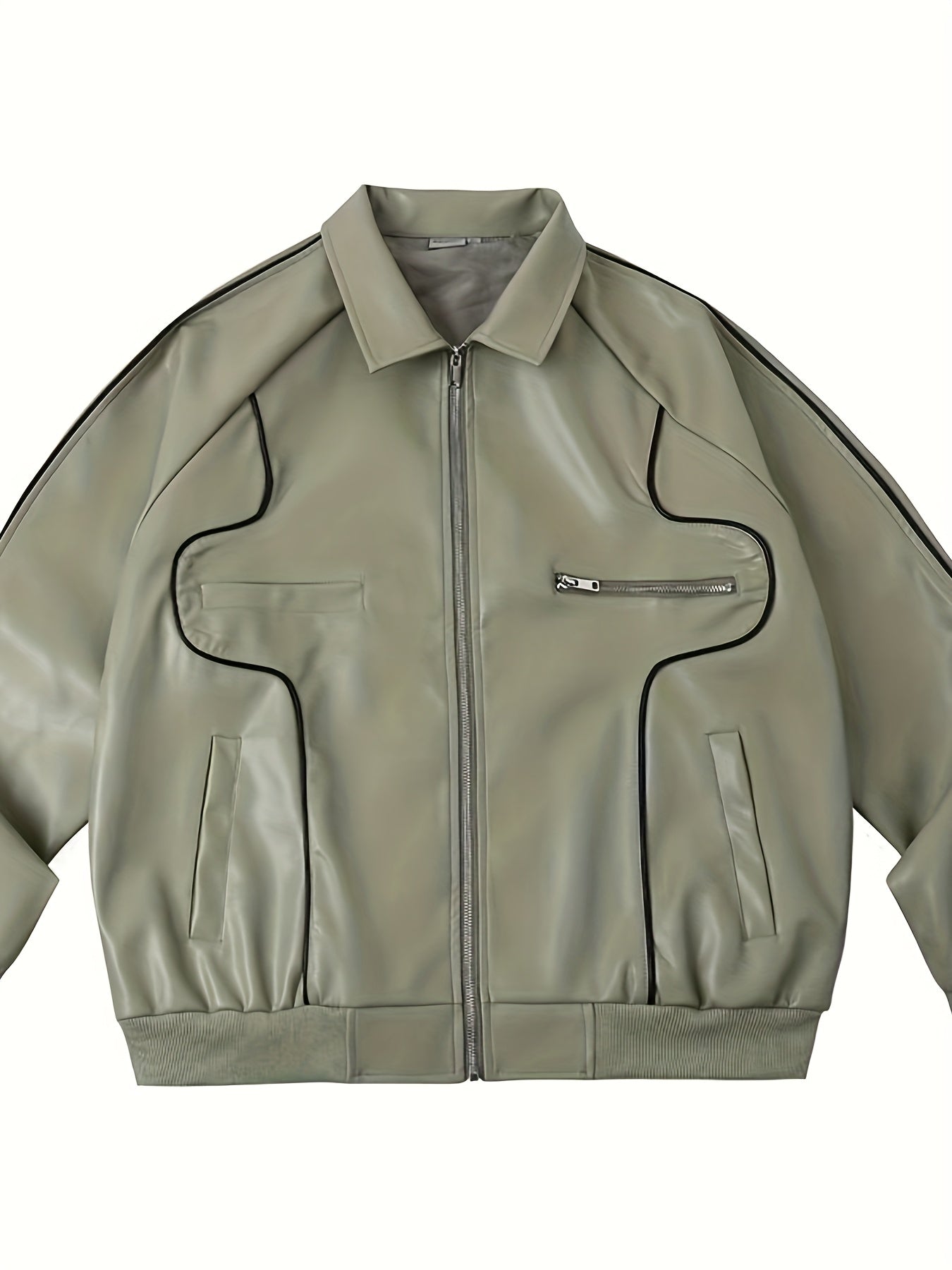 Boutique Faux Leather Moto Jacket for Easy Styling