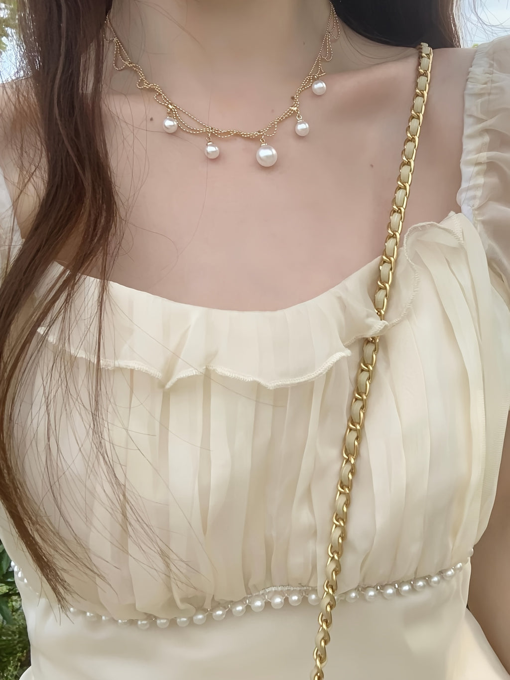 A-Line Dress with a Refined Everyday Fit with Ruffled Detail
