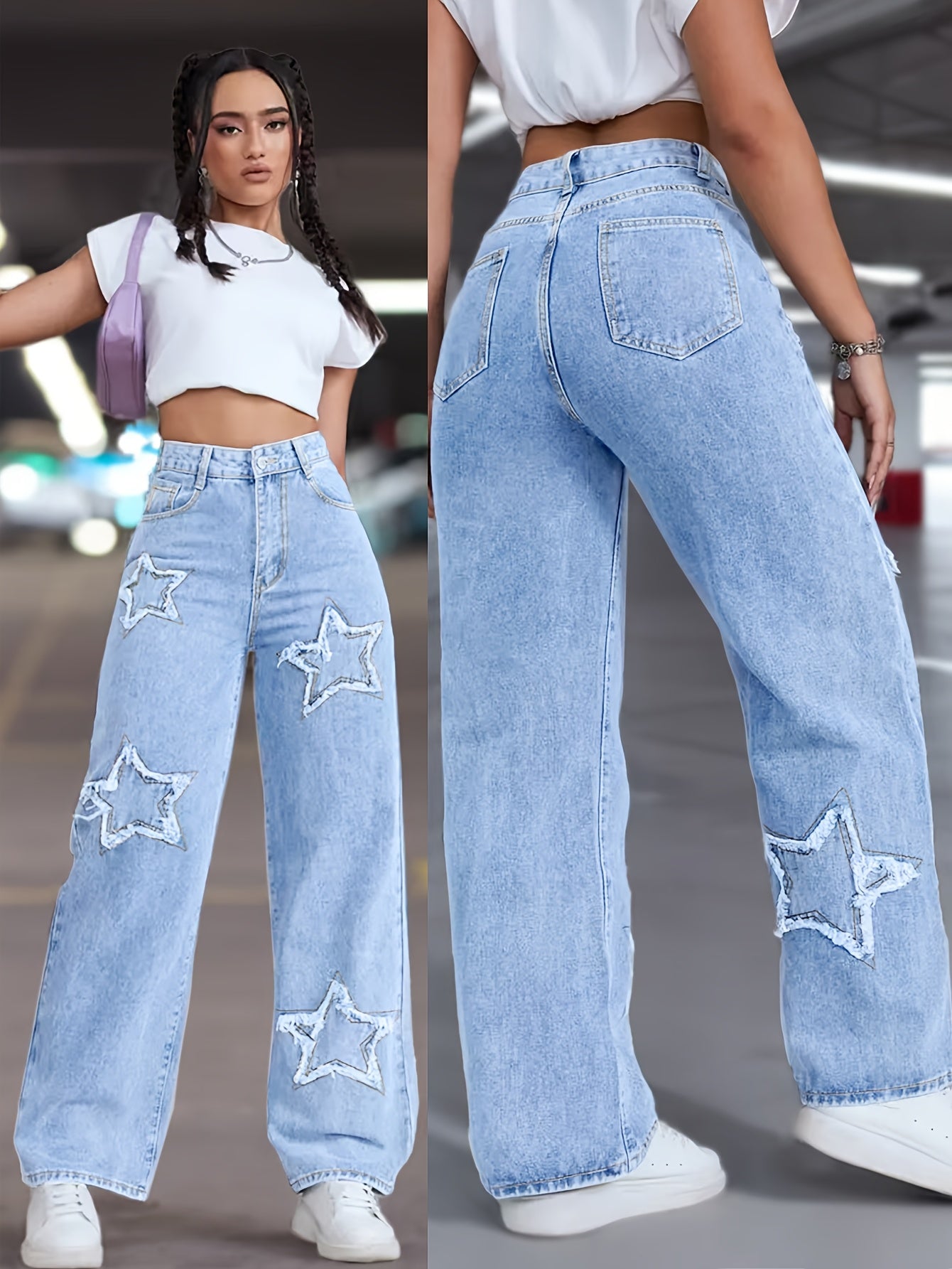 Straight-Leg Jeans for Polished Boutique Outfits with Denim Look