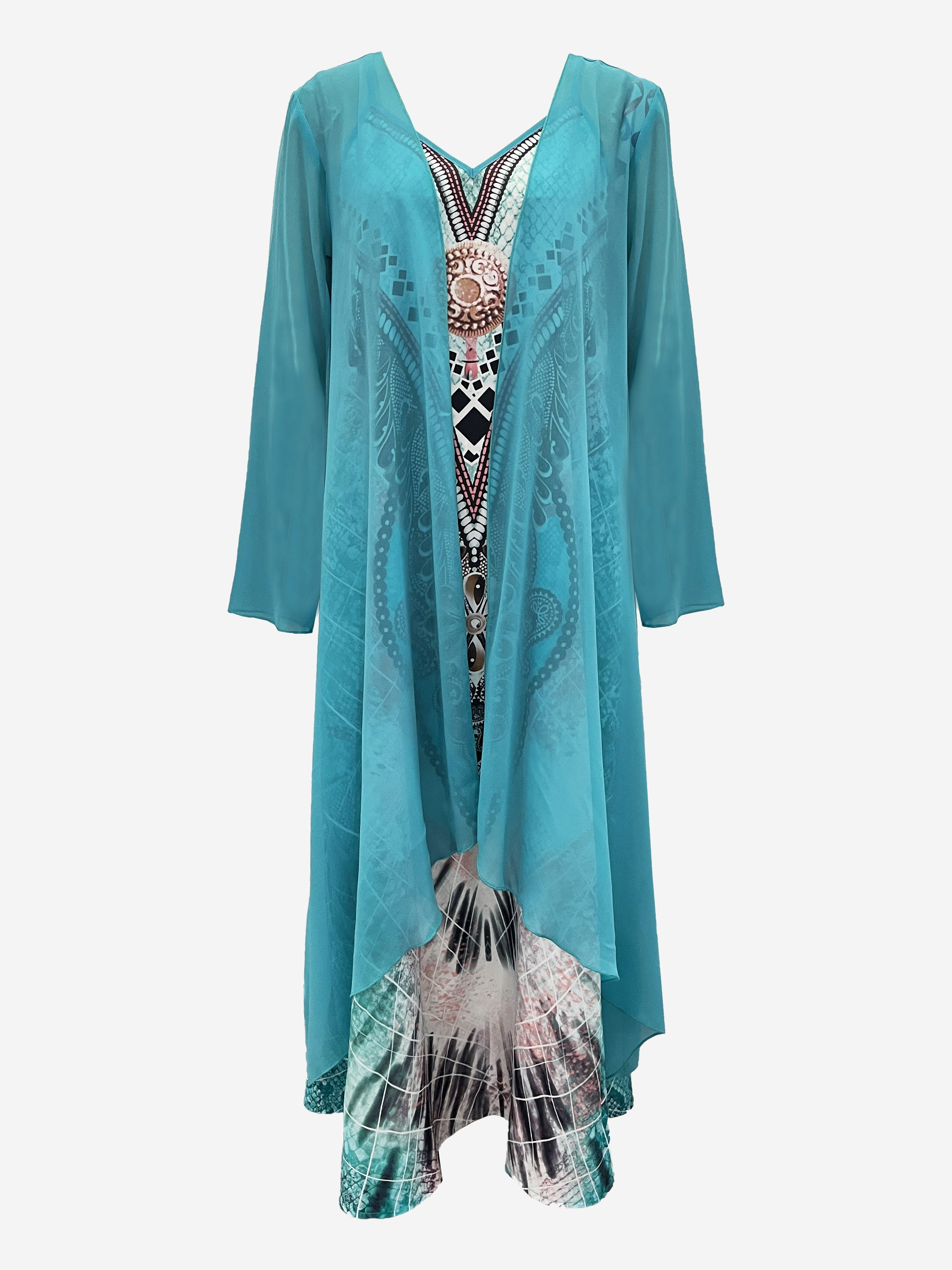 Maxi Dress for Polished Boutique Outfits with V-Neckline