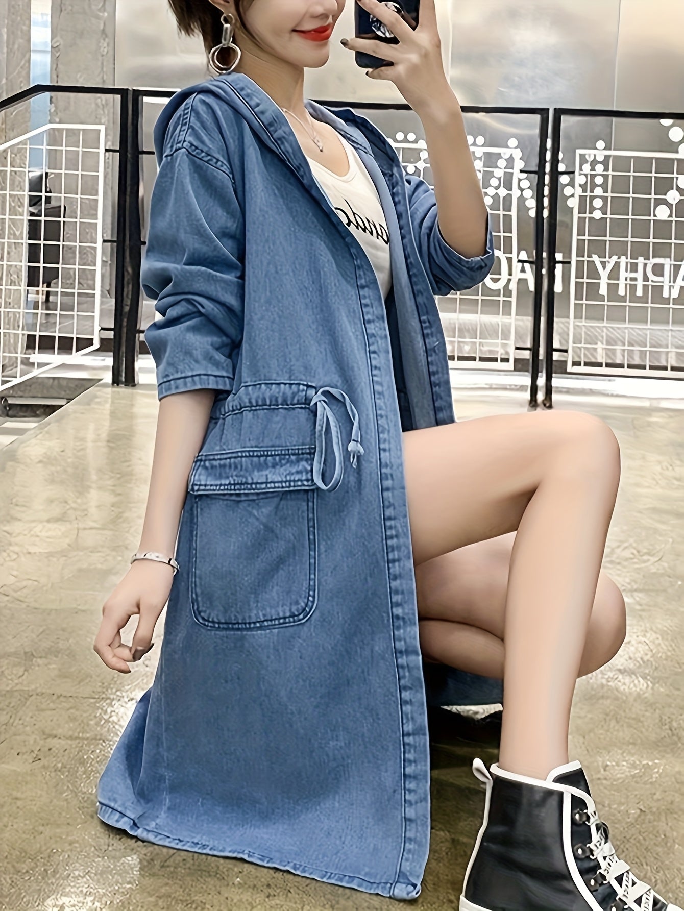 Boutique Denim Jacket for Easy Styling with Denim Look