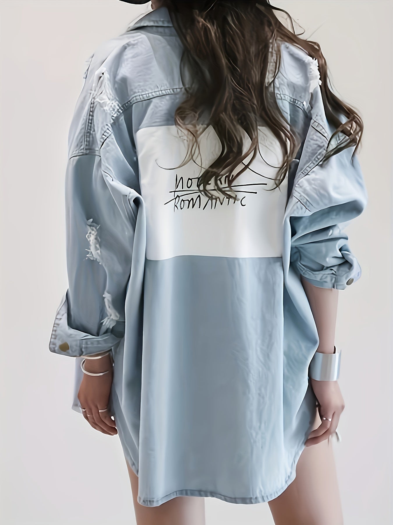 Denim Jacket with a Refined Everyday Fit with Denim Look