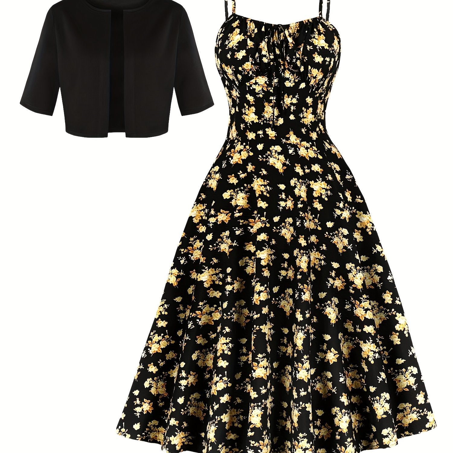 Floral Skirt for Polished Boutique Outfits with Floral Print