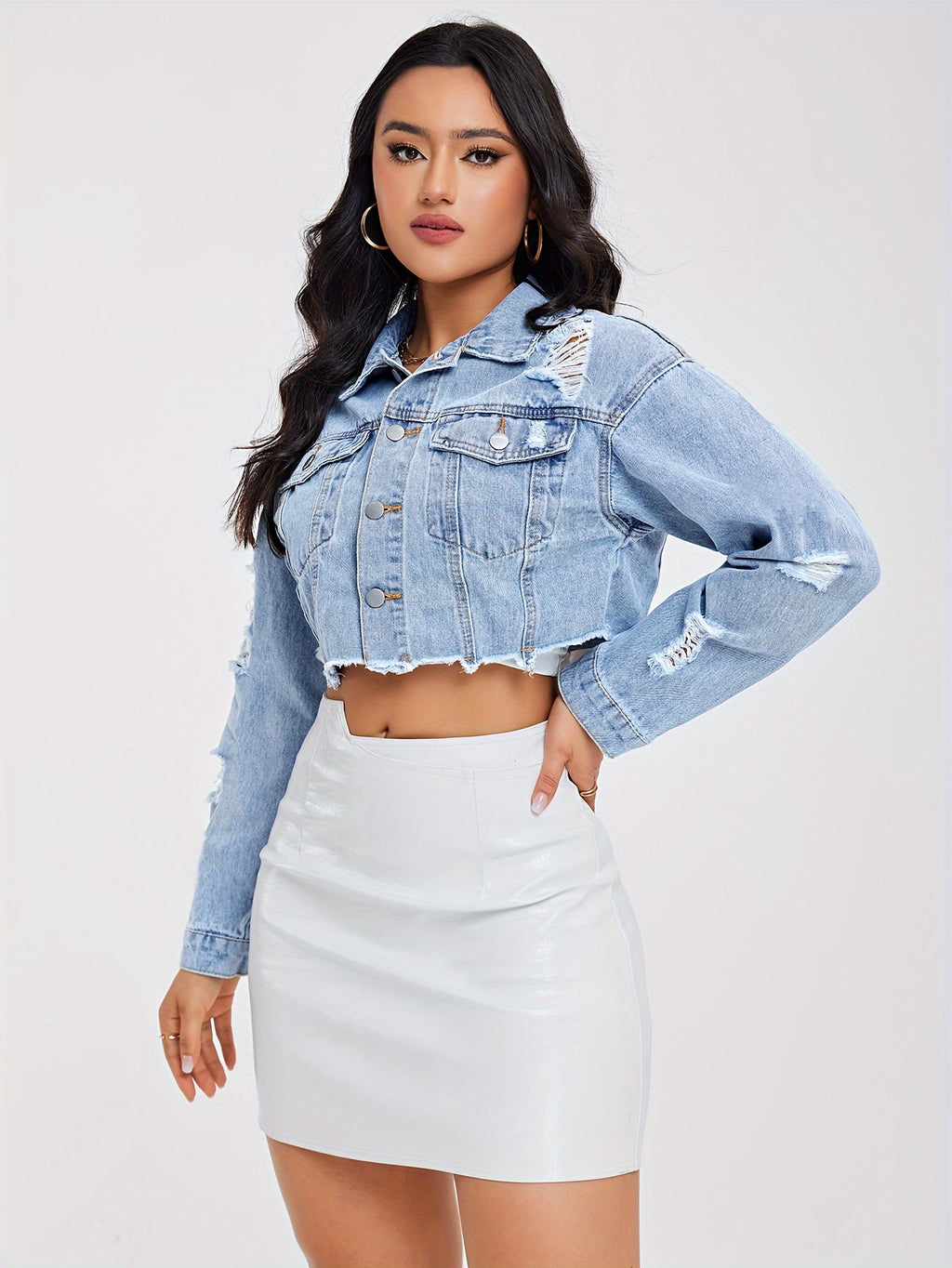 Modern Denim Jacket for Fresh Wardrobe Looks with Denim Look