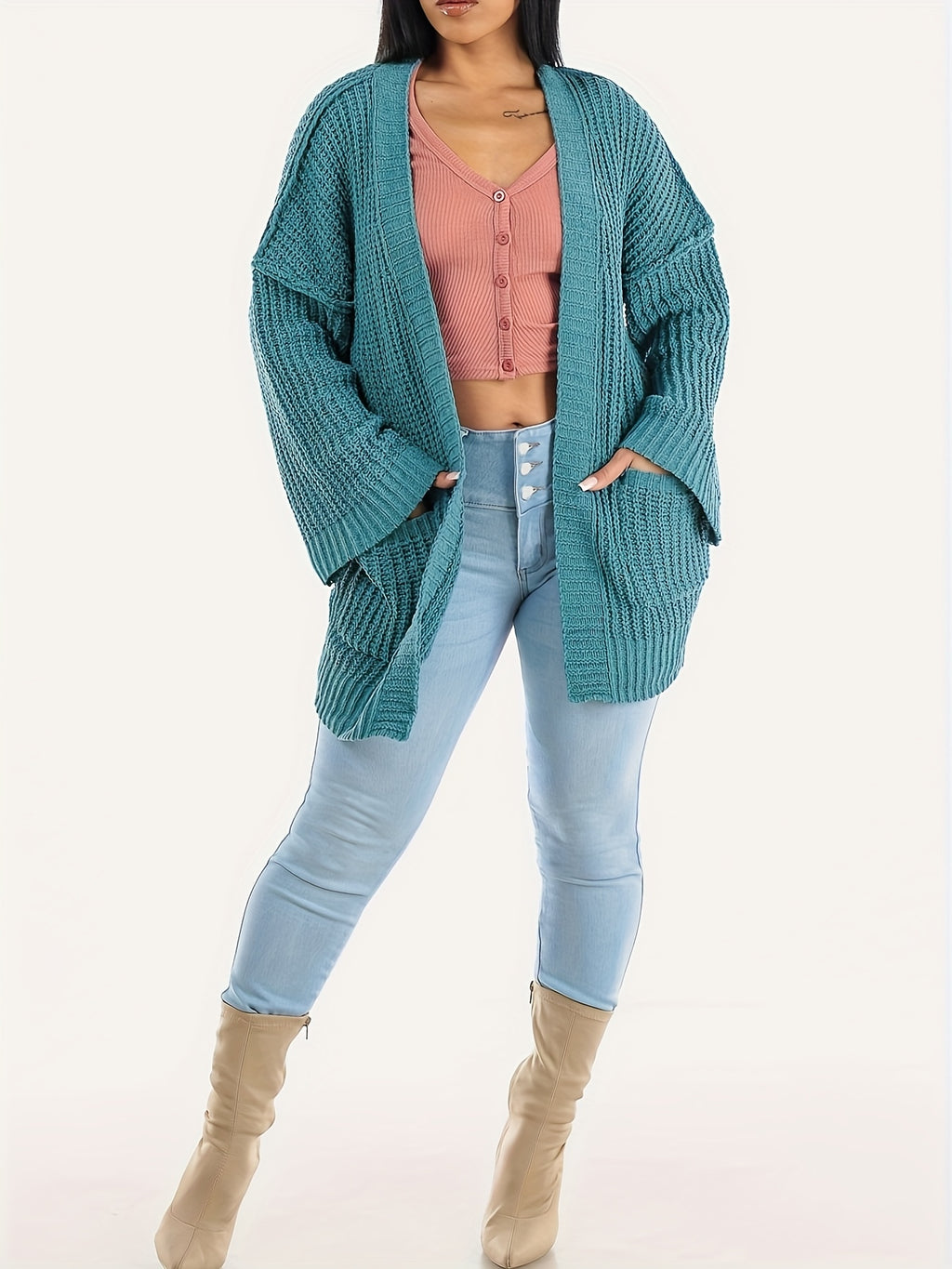 Wide-Leg Jeans with a Refined Everyday Fit with Denim Look