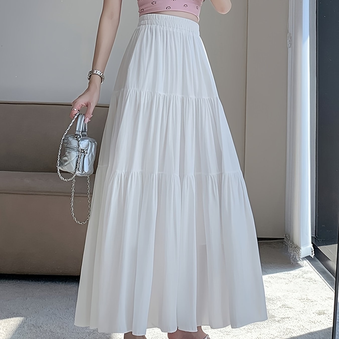 Women’s Skirt for Polished Boutique Outfits with Warm-Weather Wear