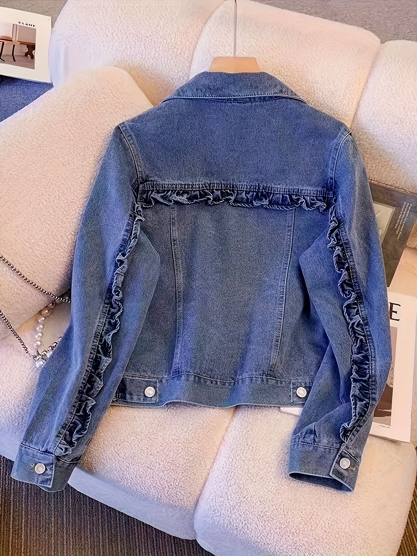 Boutique Denim Jacket for Easy Styling with Denim Look