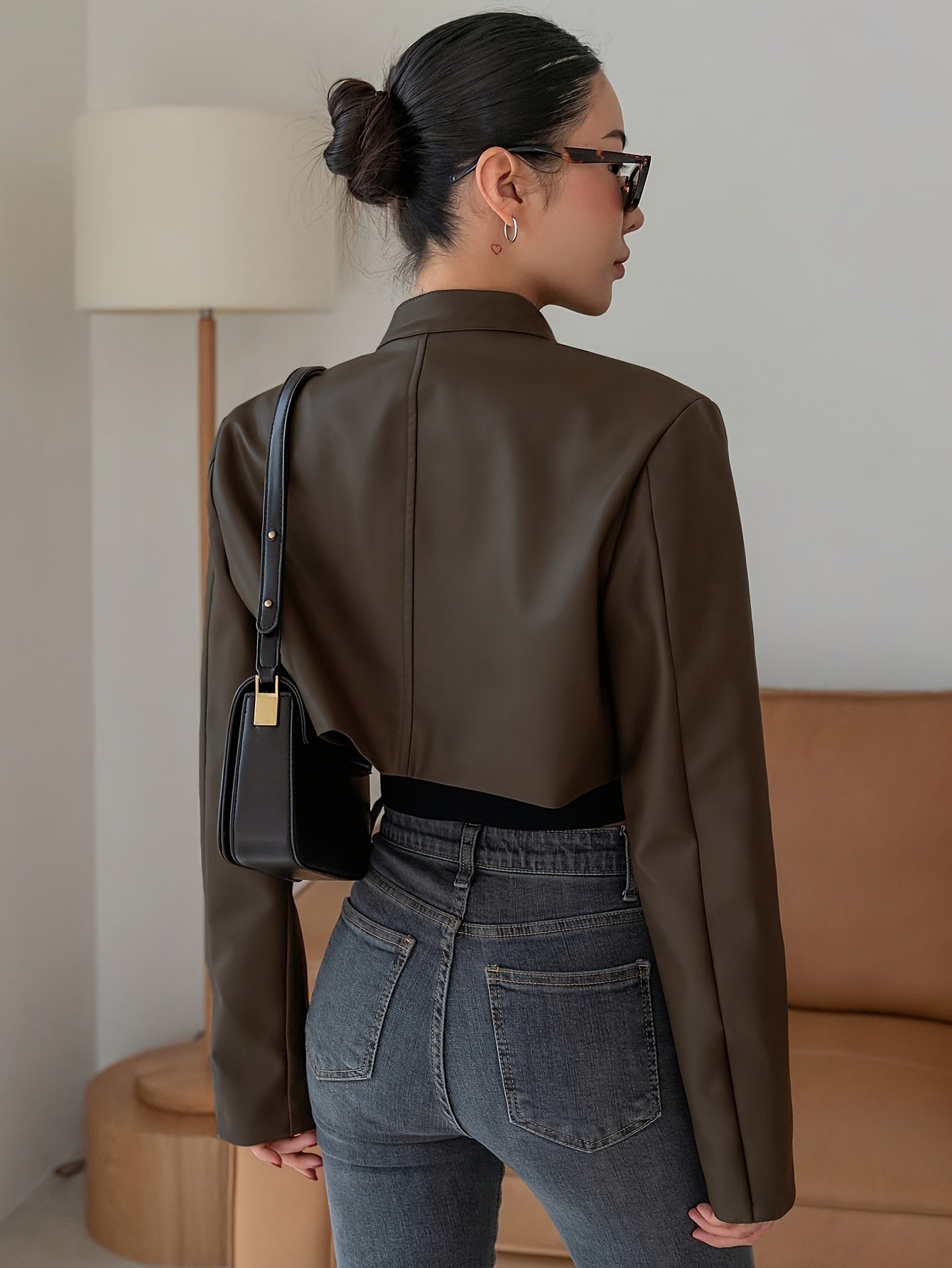 Faux Leather Jacket for Polished Boutique Outfits with Easy Styling