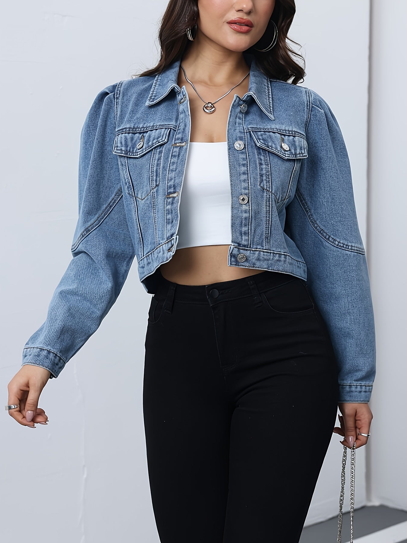 Boutique Denim Jacket for Easy Styling with Denim Look