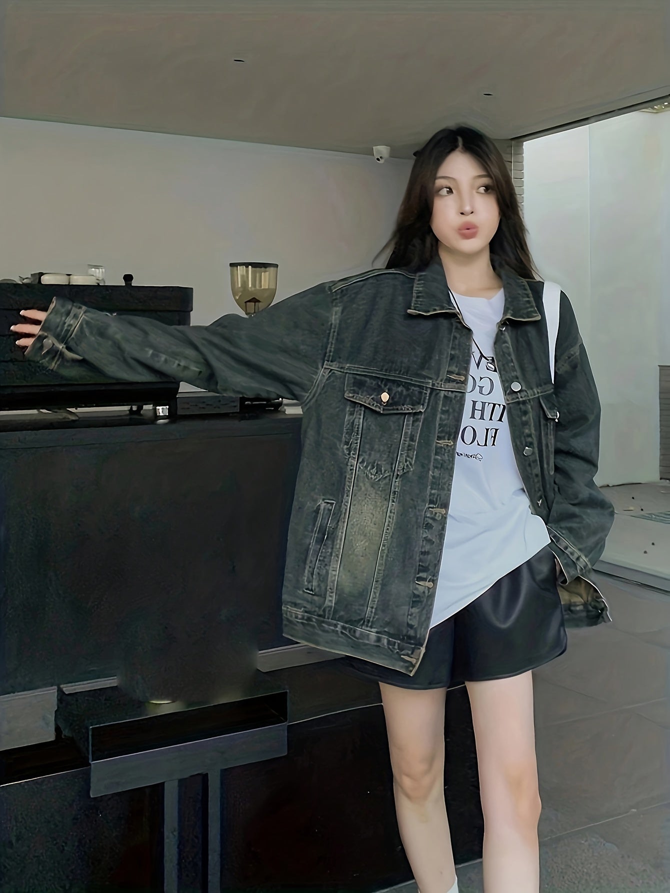Boutique Denim Jacket for Easy Styling with Denim Look