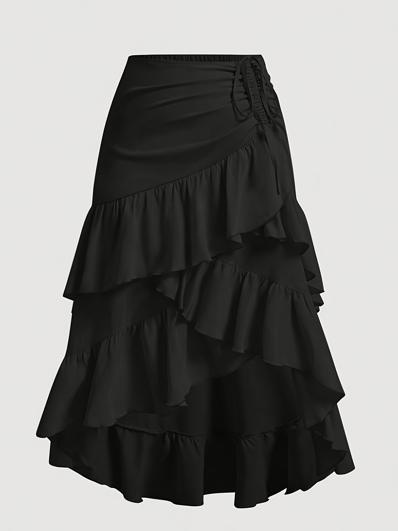 Boutique Pleated Skirt for Easy Styling with Ruffled Detail