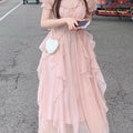 A-Line Dress with a Refined Everyday Fit with Ruffled Detail
