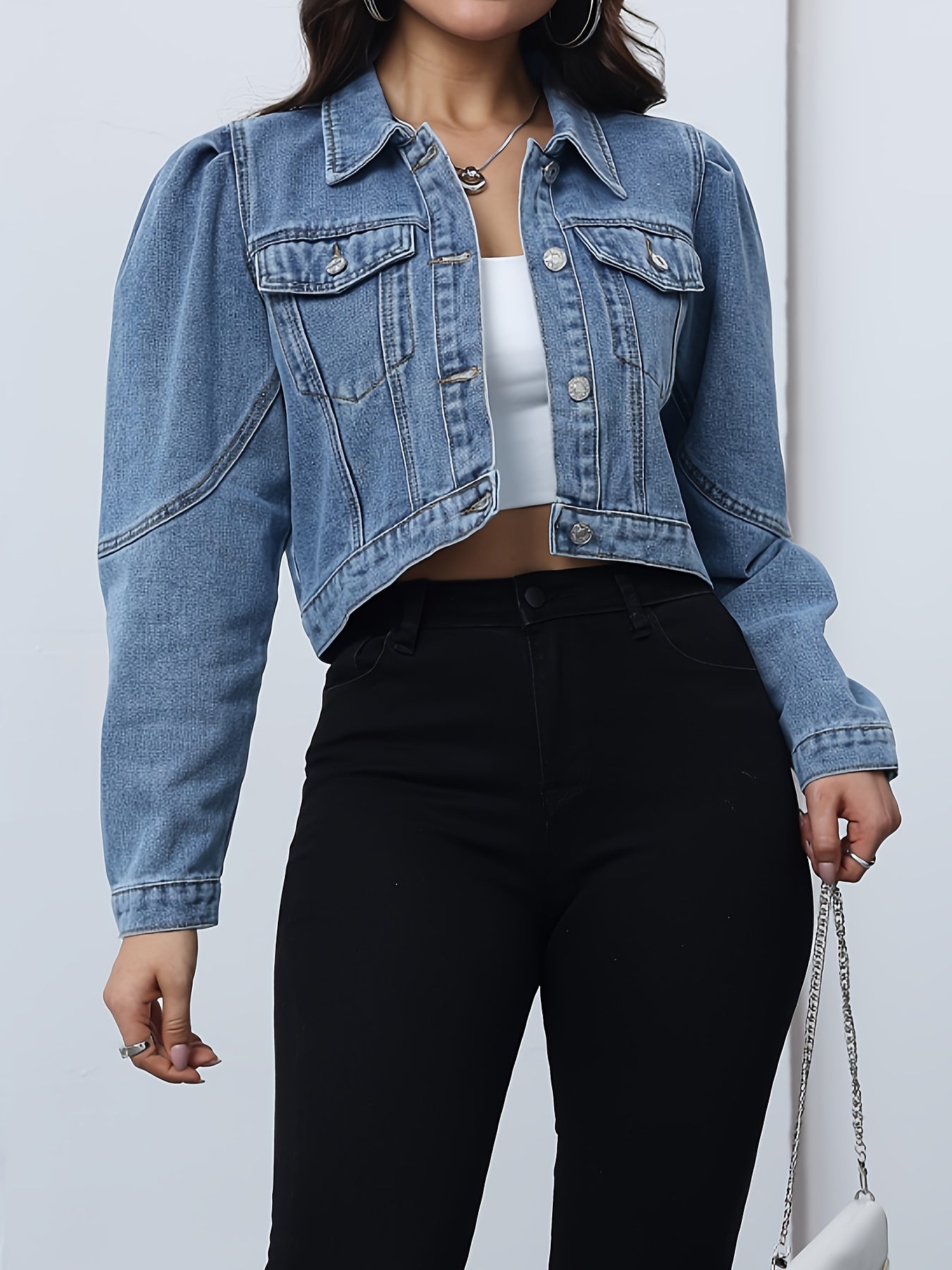 Boutique Denim Jacket for Easy Styling with Denim Look