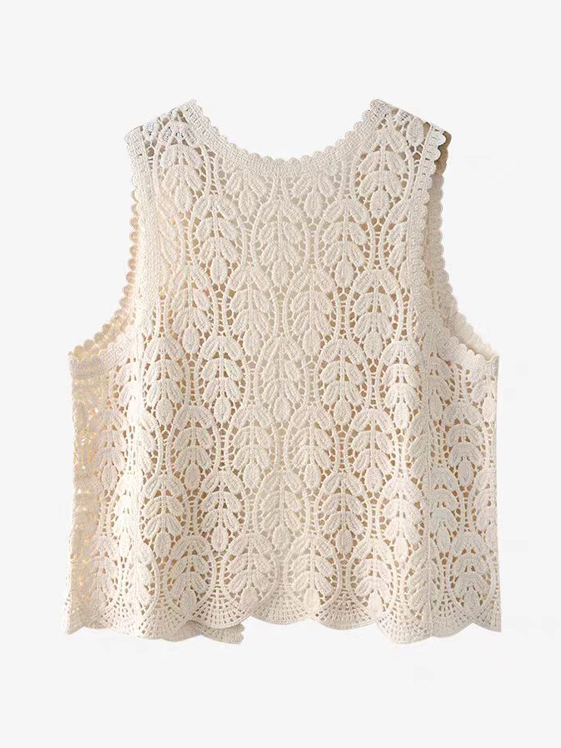 Boutique Knit Vest Top for Easy Styling with Sleeveless Cut