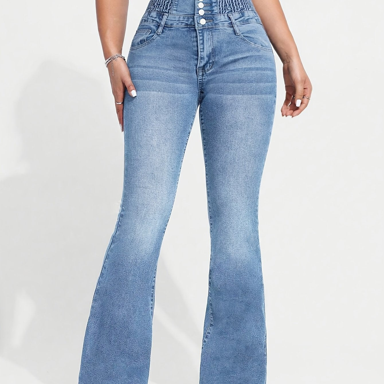 Flare Jeans for Polished Boutique Outfits with Denim Look
