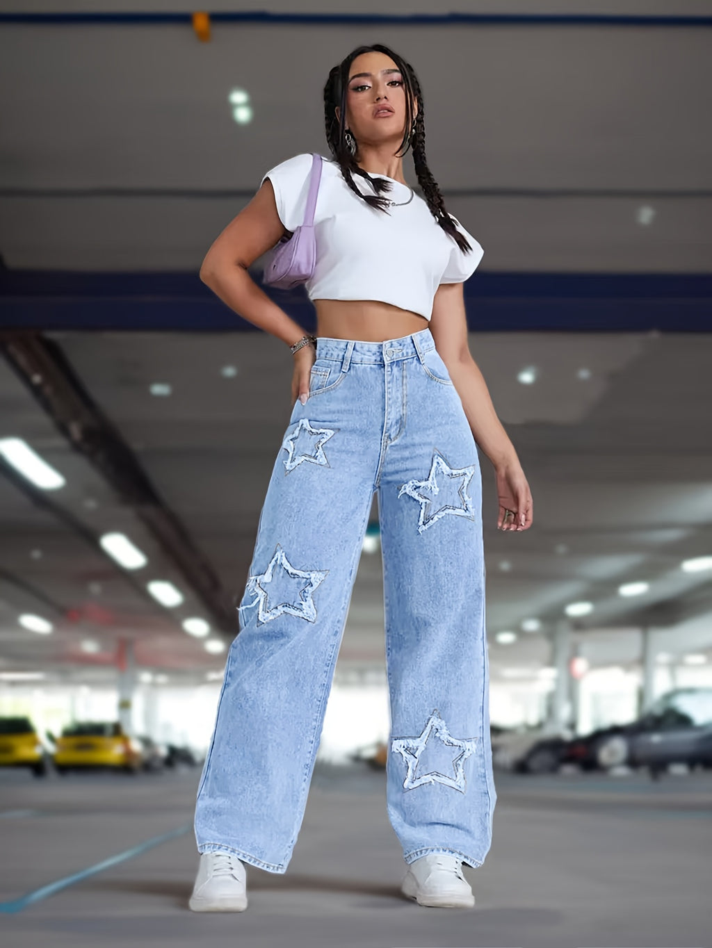 Straight-Leg Jeans for Polished Boutique Outfits with Denim Look