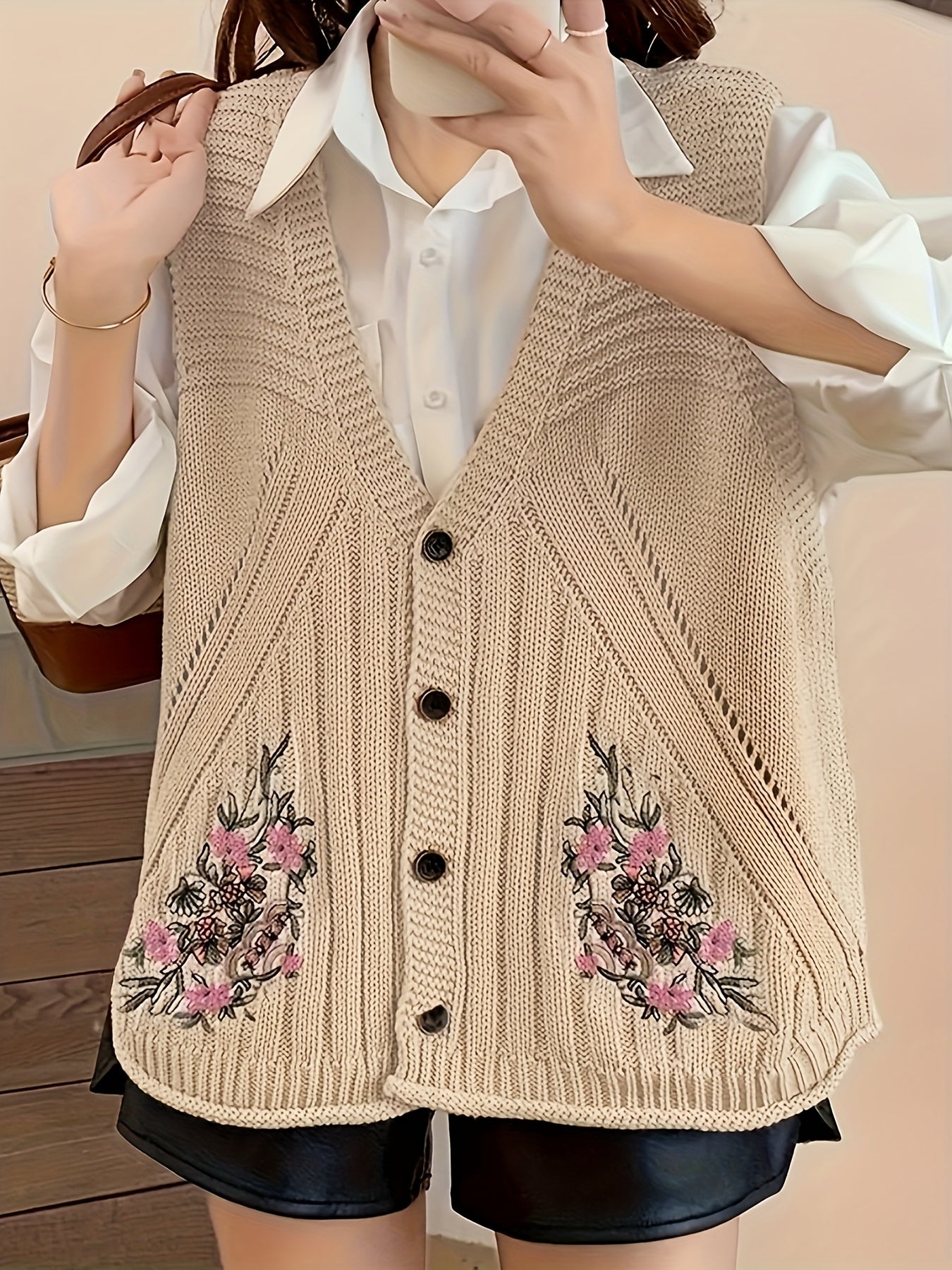 Boutique Hooded Jacket for Easy Styling with Floral Print