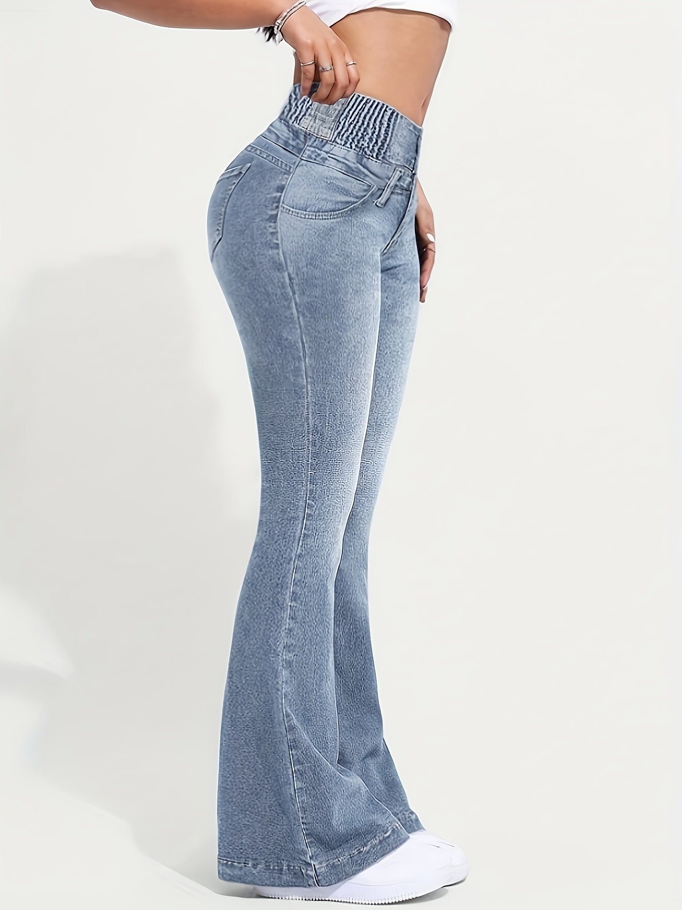 Flare Jeans for Polished Boutique Outfits with Denim Look