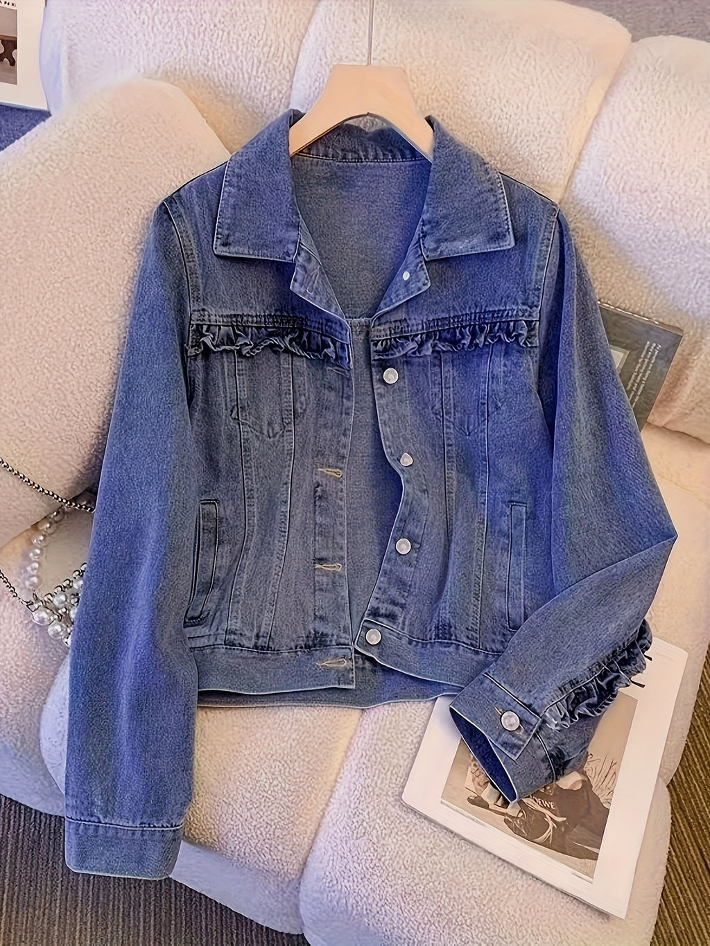 Boutique Denim Jacket for Easy Styling with Denim Look