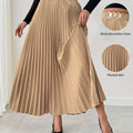 Boutique Pleated Skirt for Easy Styling with Waist Belt