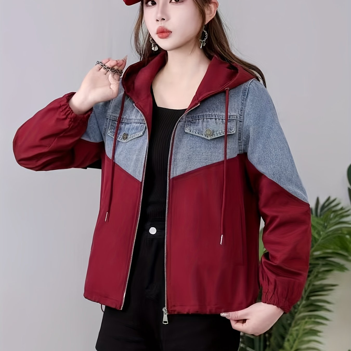 Boutique Hooded Jacket for Easy Styling with Hooded Design